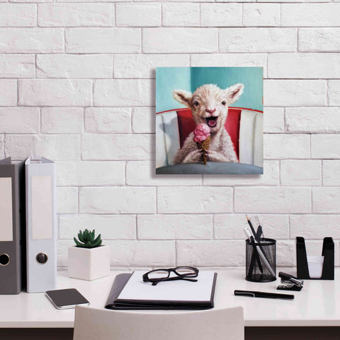 Image of 'Kiddie Cone' by Lucia Heffernan, Canvas Wall Art,12x12