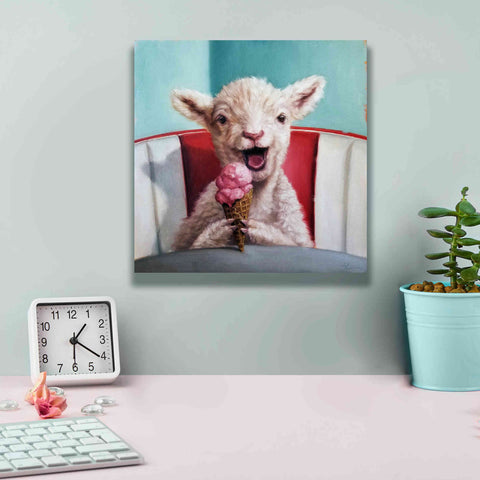 Image of 'Kiddie Cone' by Lucia Heffernan, Canvas Wall Art,12x12