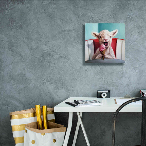 Image of 'Kiddie Cone' by Lucia Heffernan, Canvas Wall Art,12x12