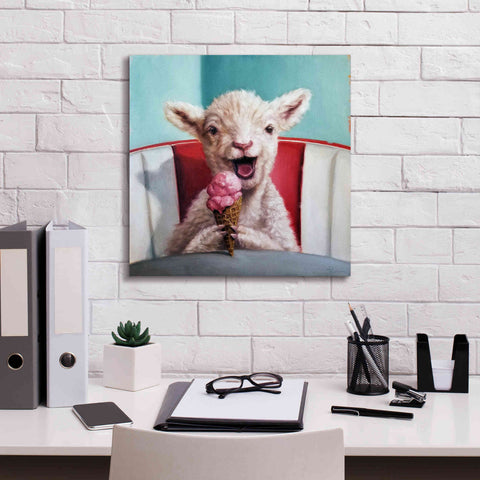 Image of 'Kiddie Cone' by Lucia Heffernan, Canvas Wall Art,18x18