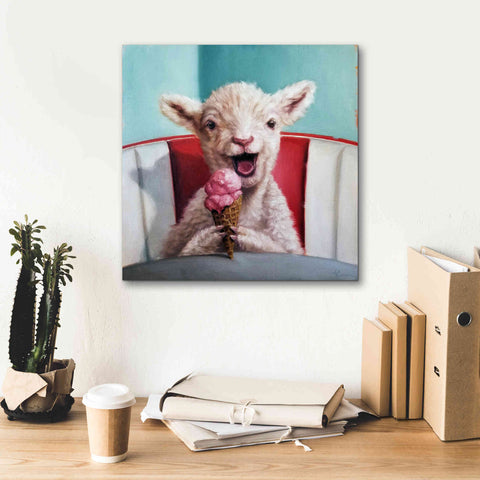 Image of 'Kiddie Cone' by Lucia Heffernan, Canvas Wall Art,18x18