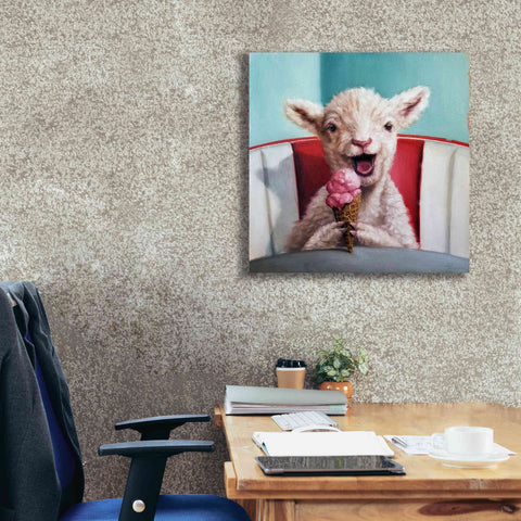 Image of 'Kiddie Cone' by Lucia Heffernan, Canvas Wall Art,26x26