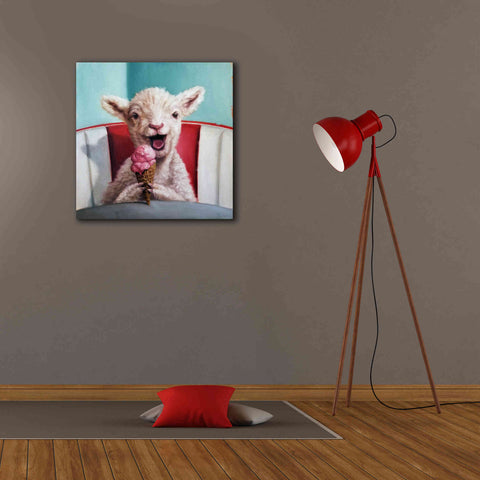 Image of 'Kiddie Cone' by Lucia Heffernan, Canvas Wall Art,26x26