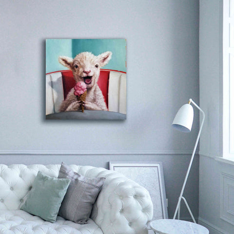 Image of 'Kiddie Cone' by Lucia Heffernan, Canvas Wall Art,37x37