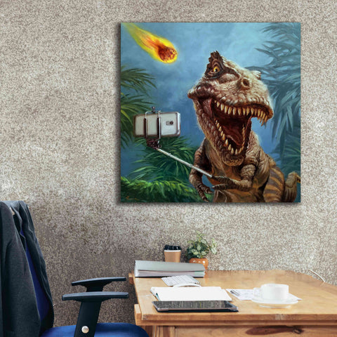 Image of 'Last Selfie' by Lucia Heffernan, Canvas Wall Art,37x37