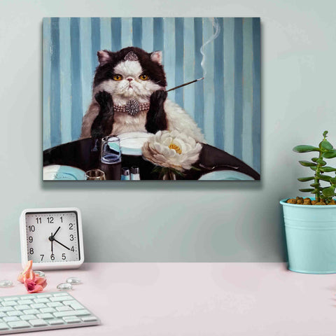 Image of 'Breakfast at Tiffany’s' by Lucia Heffernan, Canvas Wall Art,16x12