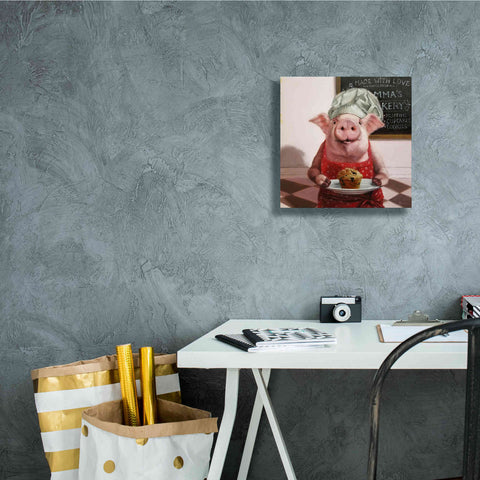 Image of 'Pinkies Bakery' by Lucia Heffernan, Canvas Wall Art,12x12