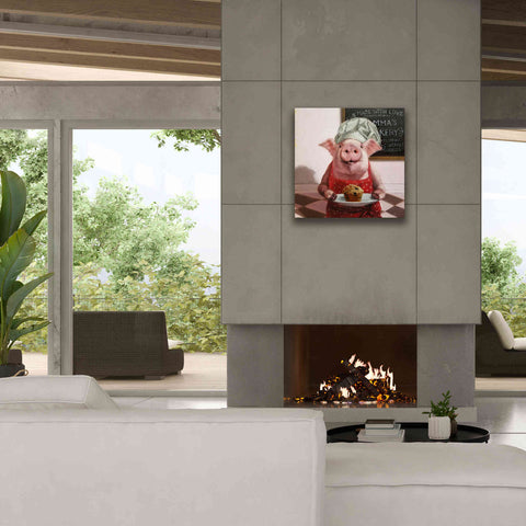 Image of 'Pinkies Bakery' by Lucia Heffernan, Canvas Wall Art,26x26