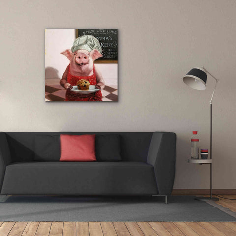 Image of 'Pinkies Bakery' by Lucia Heffernan, Canvas Wall Art,37x37