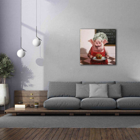 Image of 'Pinkies Bakery' by Lucia Heffernan, Canvas Wall Art,37x37