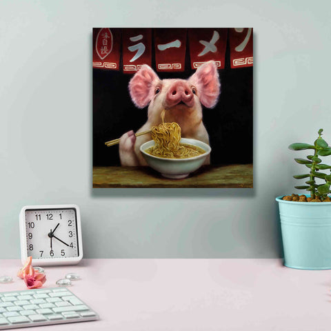 Image of 'Oodles of Noodles' by Lucia Heffernan, Canvas Wall Art,12x12