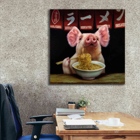 Image of 'Oodles of Noodles' by Lucia Heffernan, Canvas Wall Art,37x37