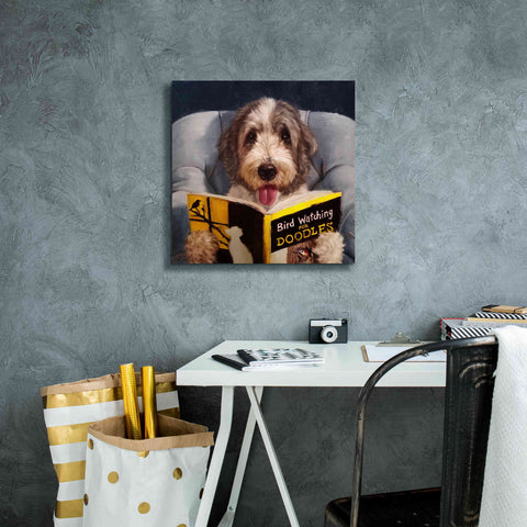 Image of 'Ornithology For Doodles' by Lucia Heffernan, Canvas Wall Art,18x18