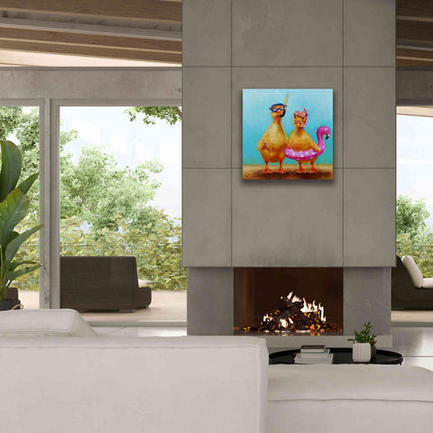 Image of 'Pool Party' by Lucia Heffernan, Canvas Wall Art,26x26