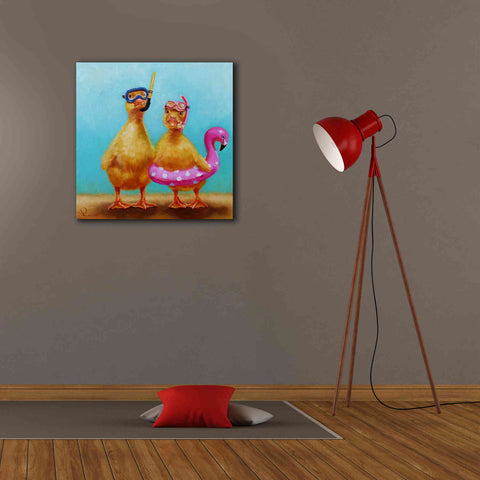 Image of 'Pool Party' by Lucia Heffernan, Canvas Wall Art,26x26
