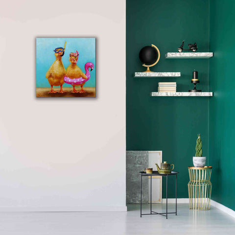 Image of 'Pool Party' by Lucia Heffernan, Canvas Wall Art,26x26