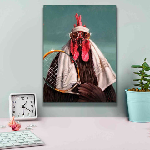 Image of 'The Tennis Pro' by Lucia Heffernan, Canvas Wall Art,12x16
