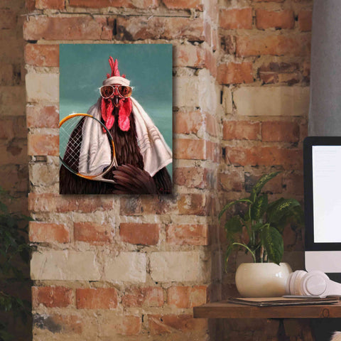 Image of 'The Tennis Pro' by Lucia Heffernan, Canvas Wall Art,12x16