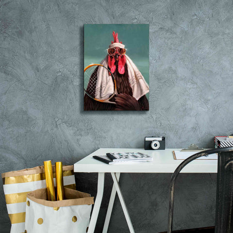 Image of 'The Tennis Pro' by Lucia Heffernan, Canvas Wall Art,12x16