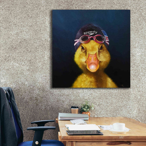 Image of 'Olympic Hopeful No. 1' by Lucia Heffernan, Canvas Wall Art,37x37