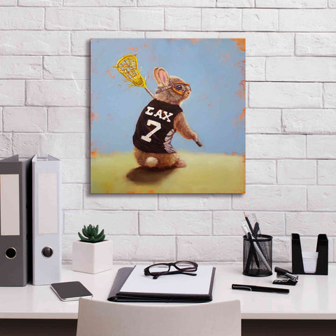 Image of 'Lax Bunny' by Lucia Heffernan, Canvas Wall Art,18x18