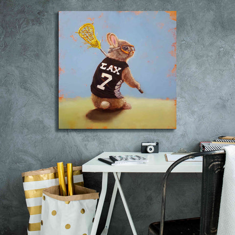 Image of 'Lax Bunny' by Lucia Heffernan, Canvas Wall Art,26x26