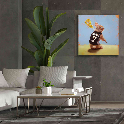 Image of 'Lax Bunny' by Lucia Heffernan, Canvas Wall Art,37x37