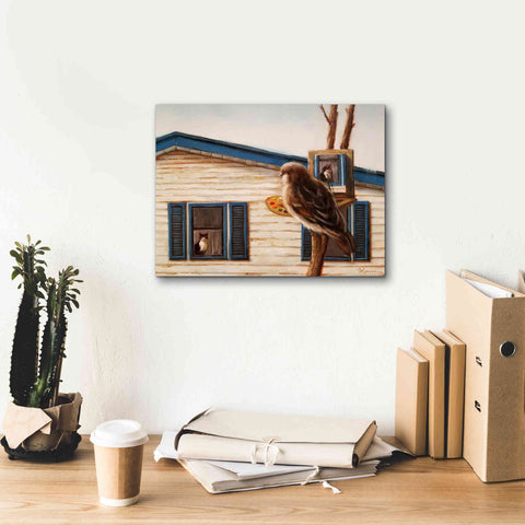 Image of 'Portrait Of An Enemy' by Lucia Heffernan, Canvas Wall Art,16x12