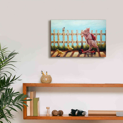 Image of 'Summer Stroll' by Lucia Heffernan, Canvas Wall Art,18x12