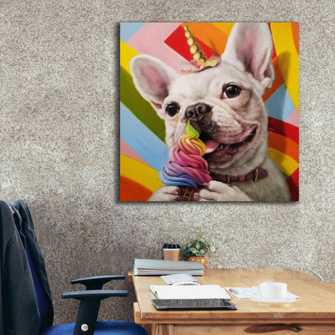 Image of 'Rainbow Party' by Lucia Heffernan, Canvas Wall Art,37x37