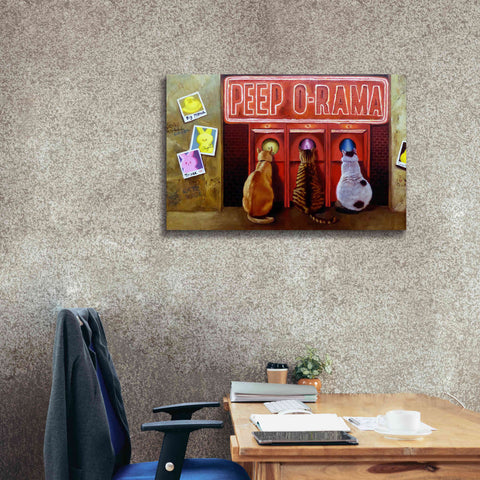 Image of 'Peepshow' by Lucia Heffernan, Canvas Wall Art,40x26