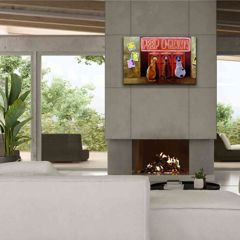 Image of 'Peepshow' by Lucia Heffernan, Canvas Wall Art,40x26