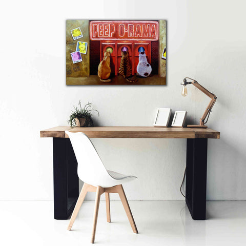 Image of 'Peepshow' by Lucia Heffernan, Canvas Wall Art,40x26