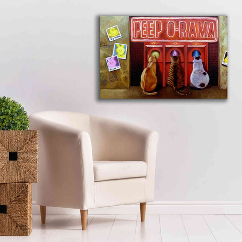 Image of 'Peepshow' by Lucia Heffernan, Canvas Wall Art,40x26