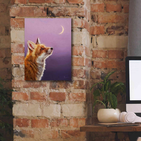 Image of 'Talking To The Moon' by Lucia Heffernan, Canvas Wall Art,12x16