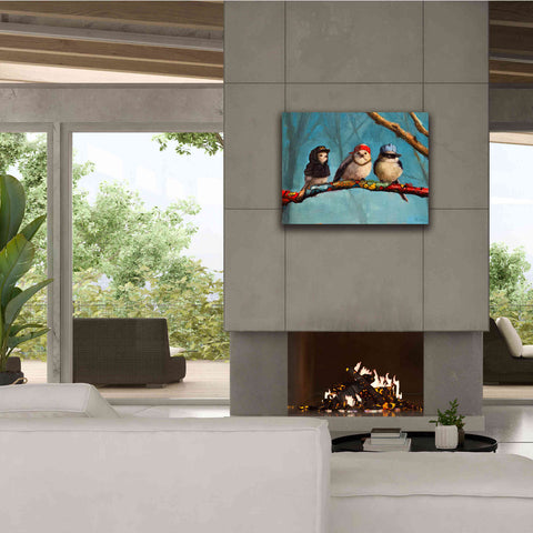 Image of 'Birdz In Da Hood' by Lucia Heffernan, Canvas Wall Art,34x26