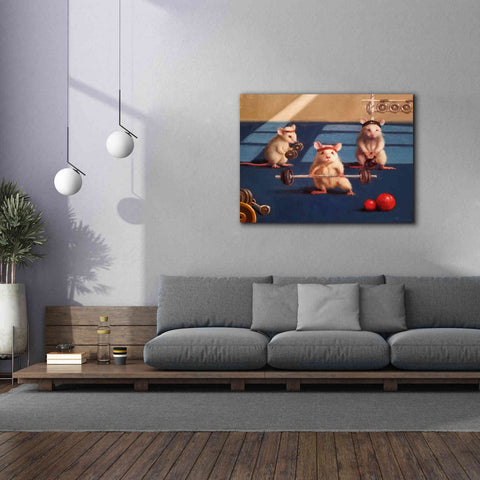 Image of 'Gym Rats' by Lucia Heffernan, Canvas Wall Art,54x40