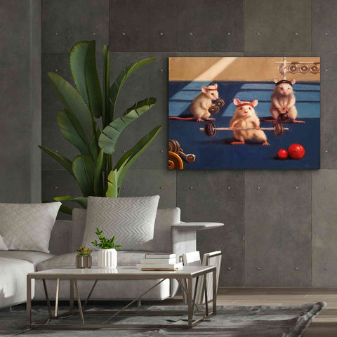 Image of 'Gym Rats' by Lucia Heffernan, Canvas Wall Art,54x40
