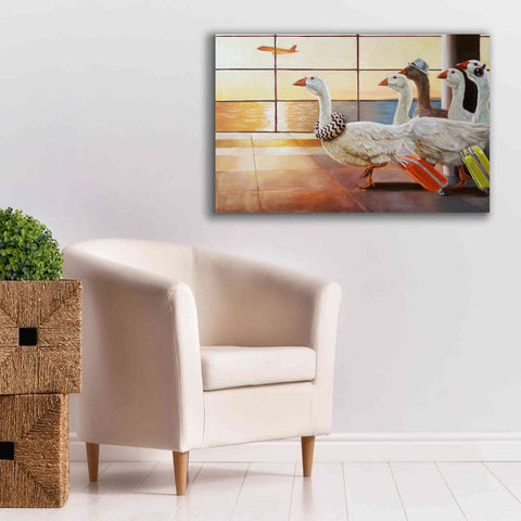 Image of 'First Class Migration' by Lucia Heffernan, Canvas Wall Art,40x26