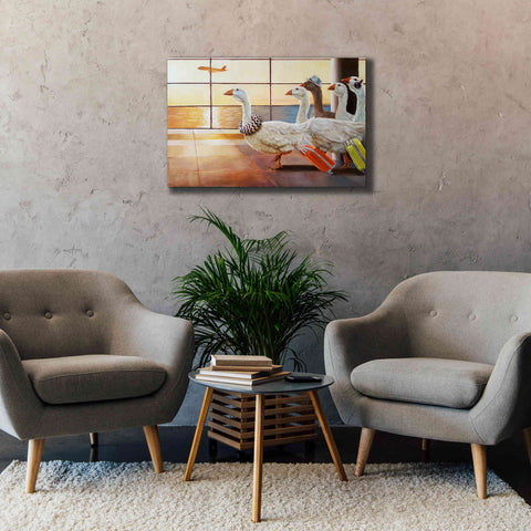 Image of 'First Class Migration' by Lucia Heffernan, Canvas Wall Art,40x26