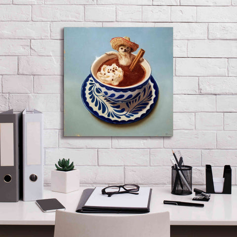 Image of 'Mexican Hot Chocolate' by Lucia Heffernan, Canvas Wall Art,18x18