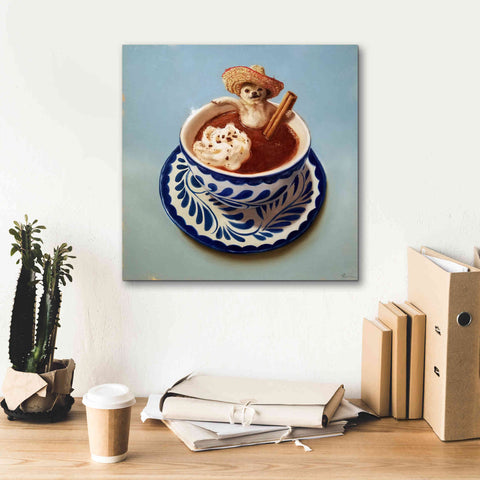 Image of 'Mexican Hot Chocolate' by Lucia Heffernan, Canvas Wall Art,18x18