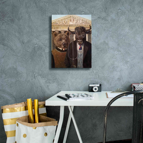 Image of 'Wallstreet Gothic 2' by Lucia Heffernan, Canvas Wall Art,12x16