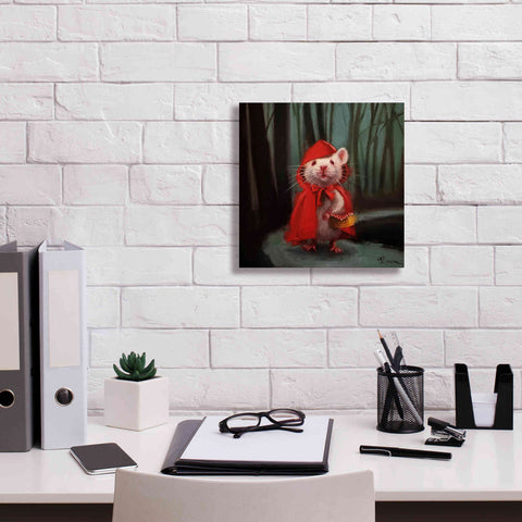 Image of 'Little Red' by Lucia Heffernan, Canvas Wall Art,12x12