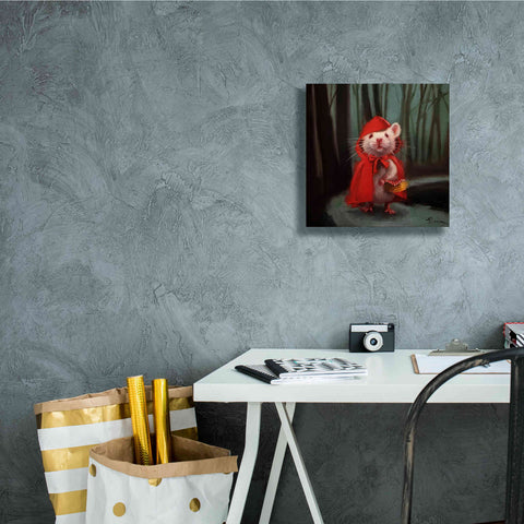 Image of 'Little Red' by Lucia Heffernan, Canvas Wall Art,12x12