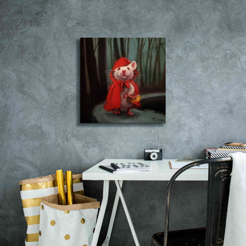Image of 'Little Red' by Lucia Heffernan, Canvas Wall Art,18x18