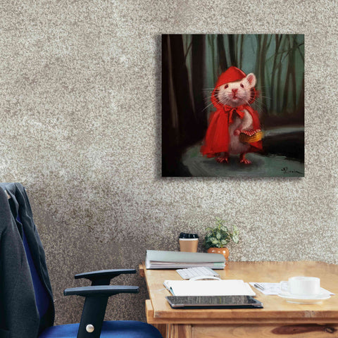 Image of 'Little Red' by Lucia Heffernan, Canvas Wall Art,26x26