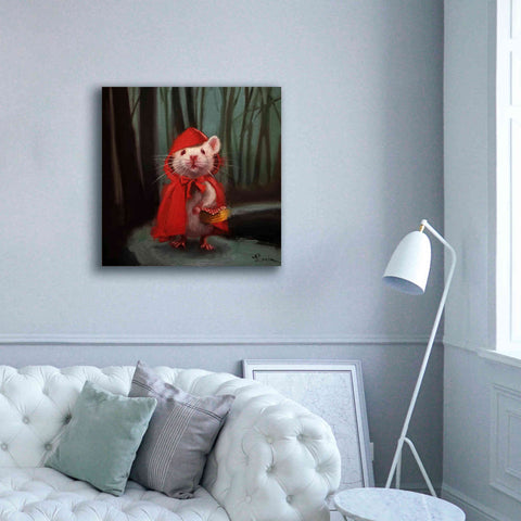 Image of 'Little Red' by Lucia Heffernan, Canvas Wall Art,37x37