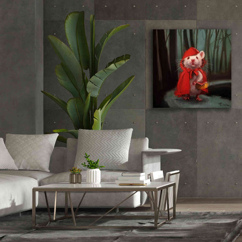 Image of 'Little Red' by Lucia Heffernan, Canvas Wall Art,37x37