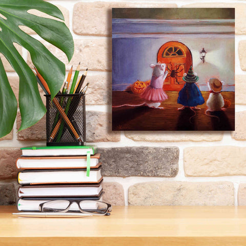 Image of 'After Hour Trick or Treat' by Lucia Heffernan, Canvas Wall Art,12x12